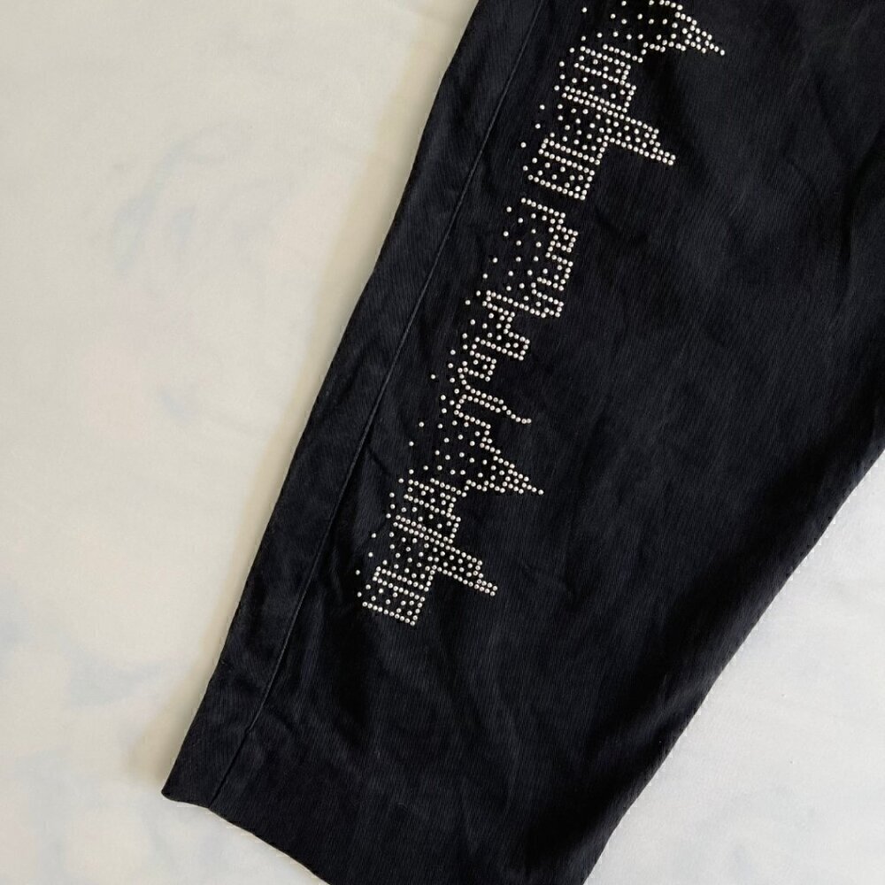 BGL Studded Cityscape Black Capris - Picture 2 of 5